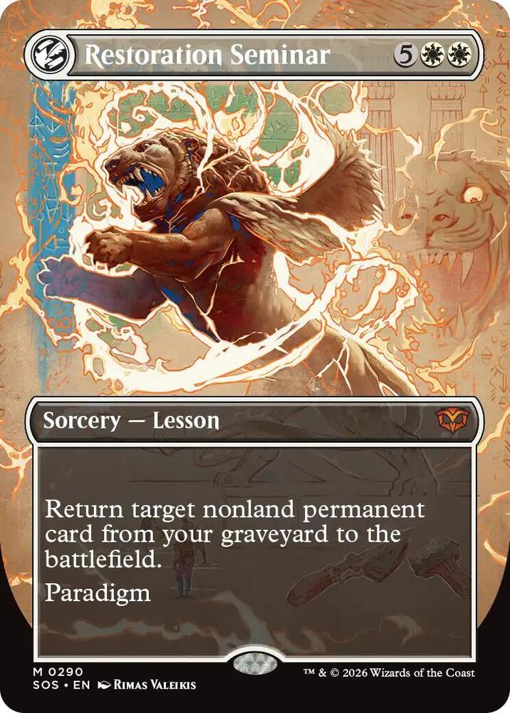 Restoration Seminar (Borderless) card image