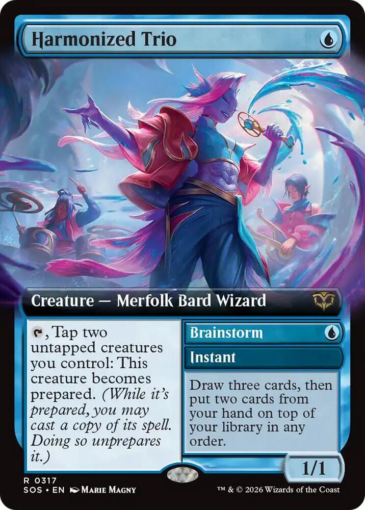 Harmonized Trio (Extended Art) card image