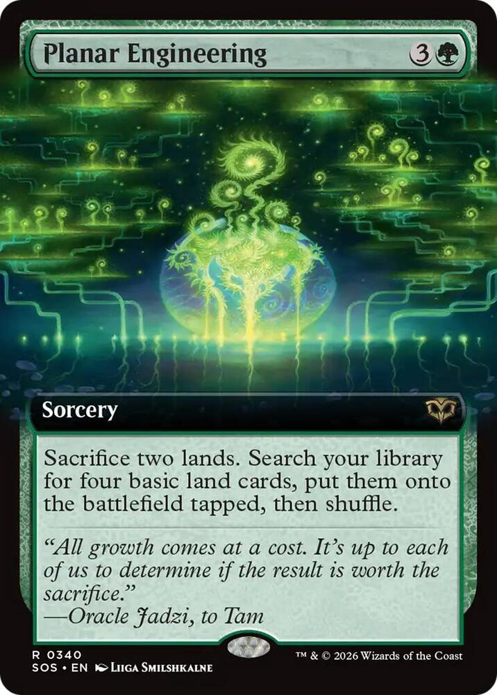 Planar Engineering (Extended Art) card image