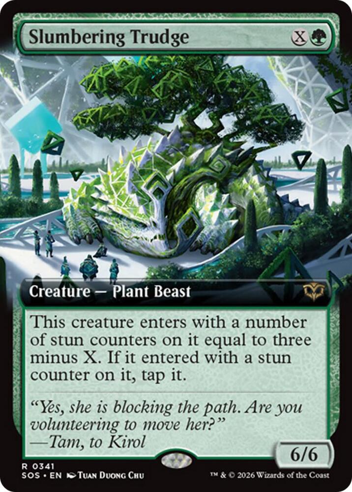 Slumbering Trudge (Extended Art) card image