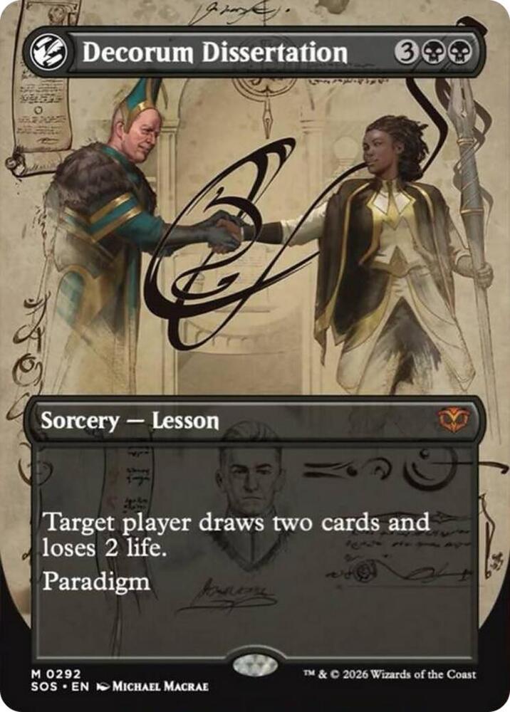 Decorum Dissertation (Borderless) card image