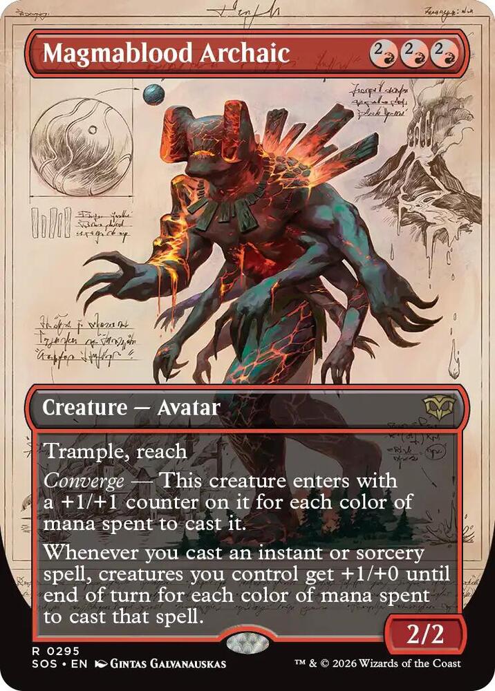 Magmablood Archaic (Borderless) card image