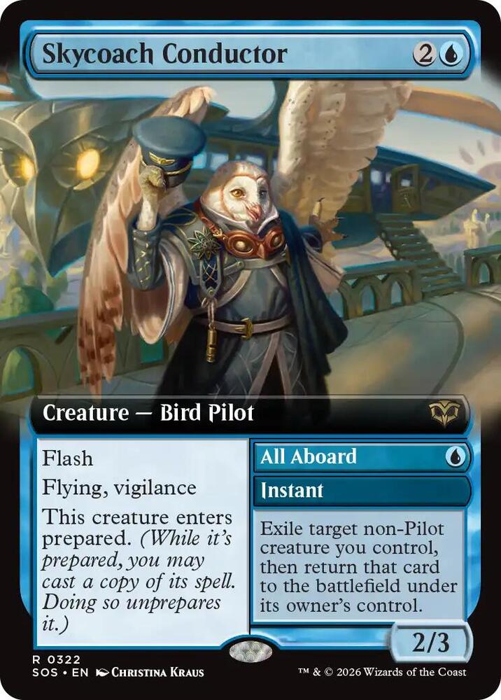 Skycoach Conductor (Extended Art) card image