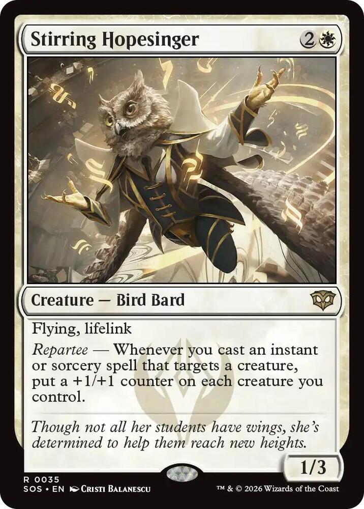 Stirring Hopesinger card image