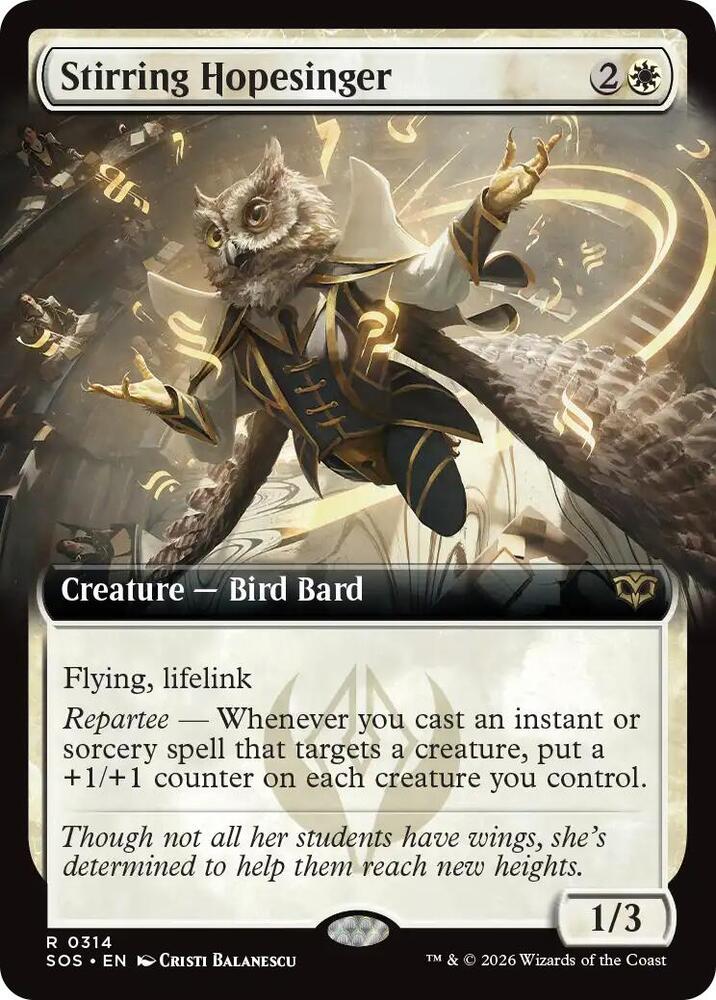 Stirring Hopesinger (Extended Art) card image