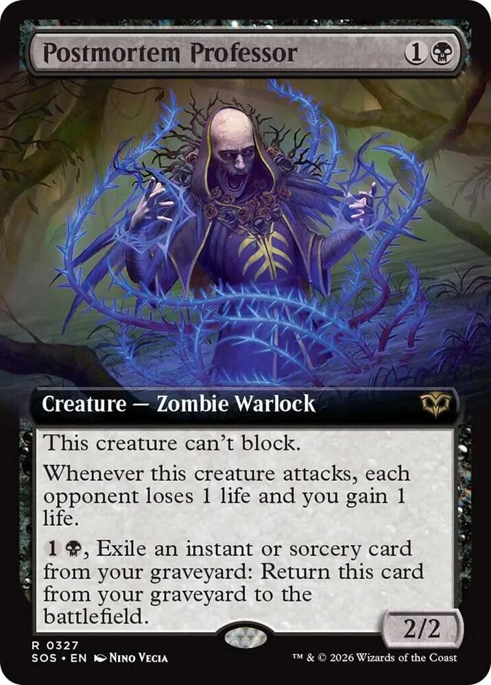 Postmortem Professor (Extended Art) card image