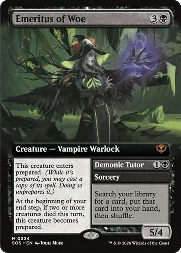 Emeritus of Woe (Extended Art) card image