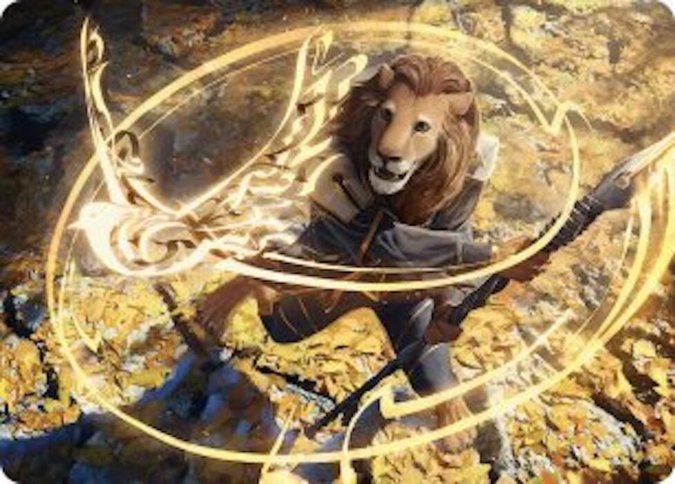 Eager Glyphmage Art Card card image