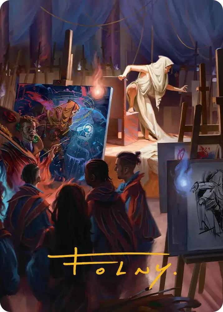 Archaeomancer Art Card (Gold-Stamped Signature) card image