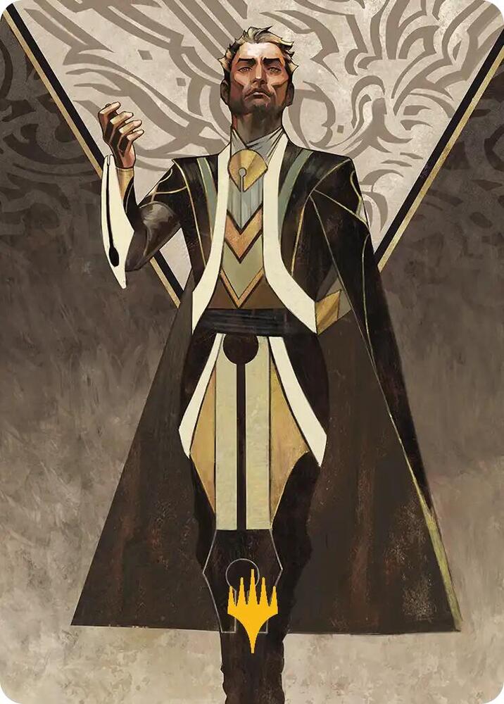 Ral Zarek, Guest Lecturer Art Card (Gold-Stamped Planeswalker Symbol) card image