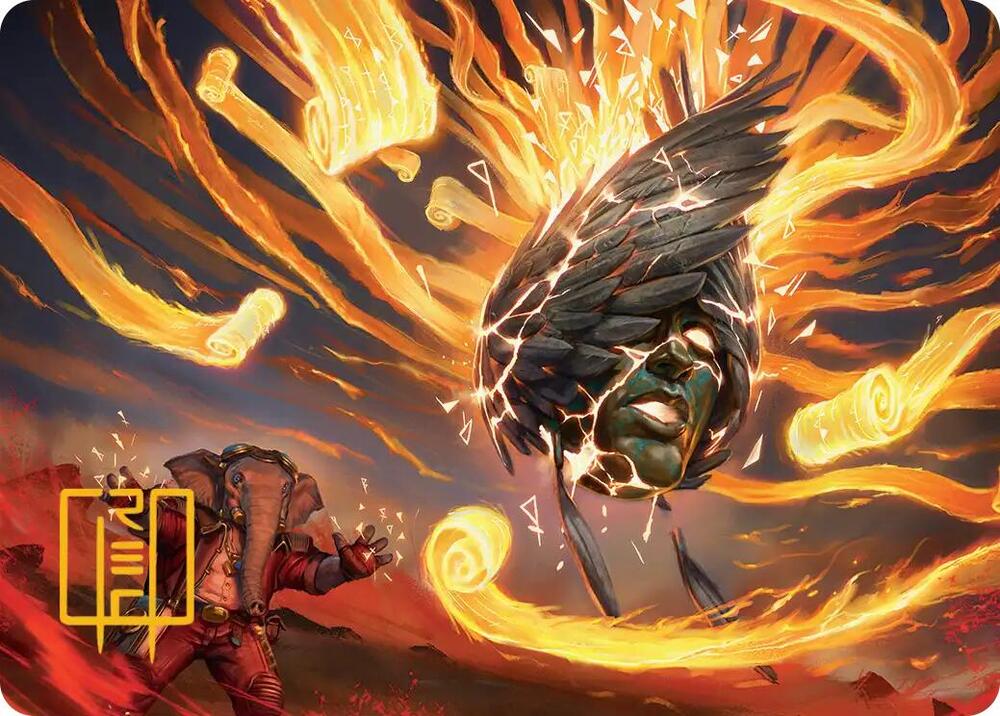 Flashback Art Card (Gold-Stamped Signature) card image