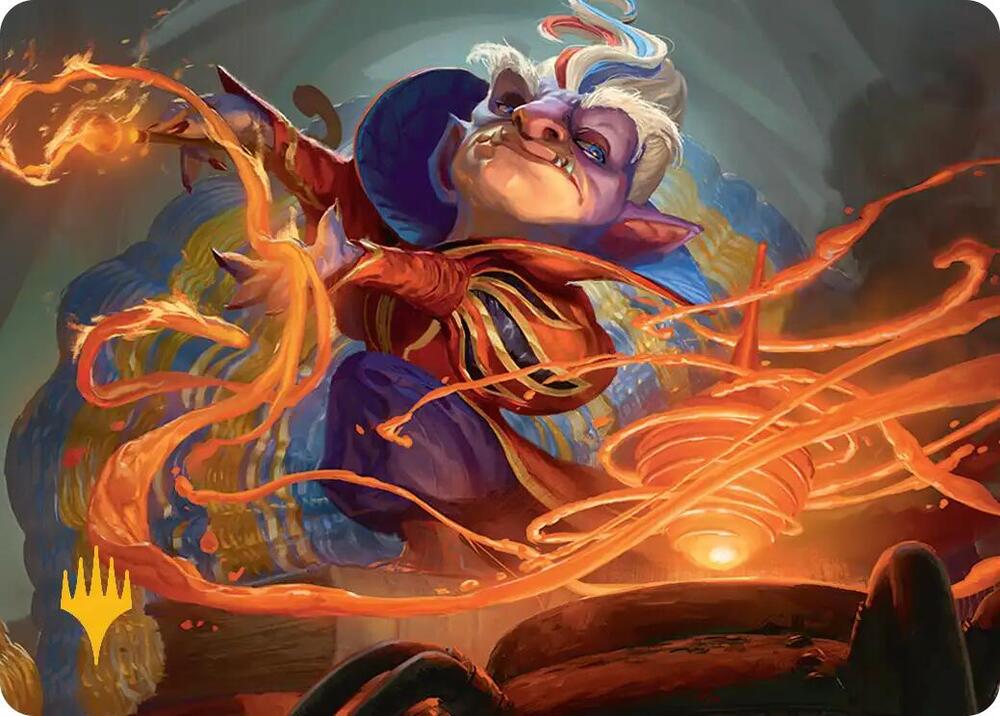Goblin Glasswright Art Card (Gold-Stamped Planeswalker Symbol) card image