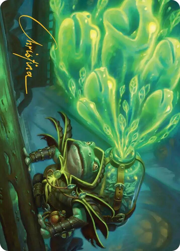 Burrog Barrage Art Card (Gold-Stamped Signature) card image
