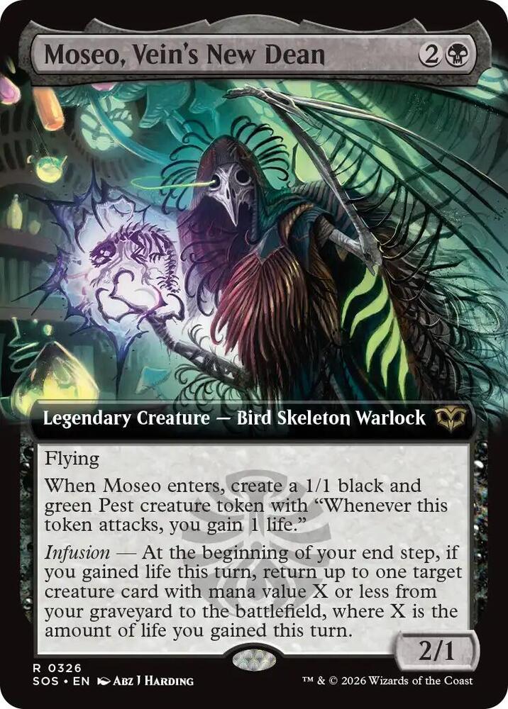 Moseo, Vein's New Dean (Extended Art) card image