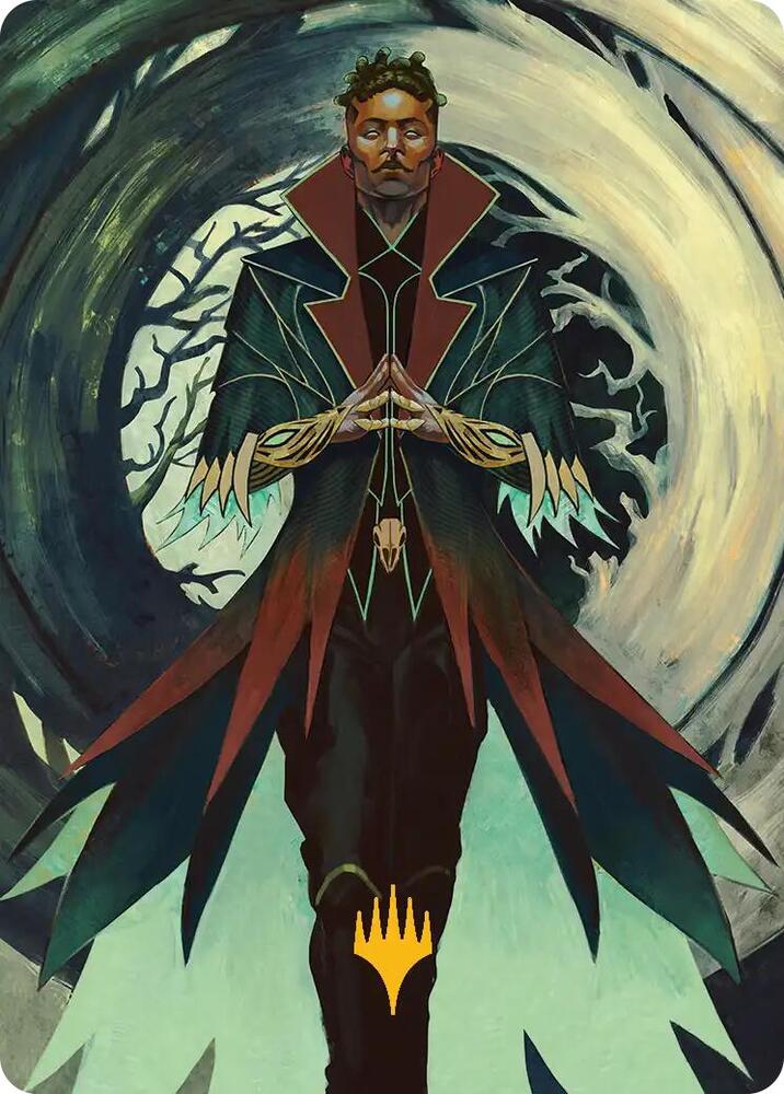 Professor Dellian Fel Art Card (Gold-Stamped Planeswalker Symbol) card image