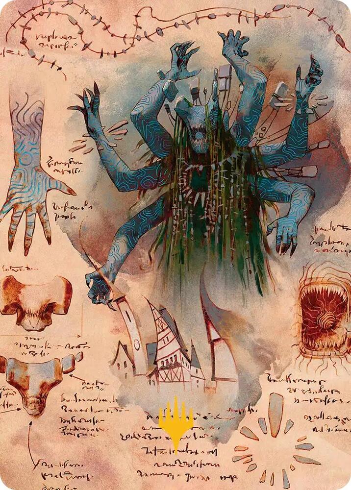The Dawning Archaic Art Card (Gold-Stamped Planeswalker Symbol) card image