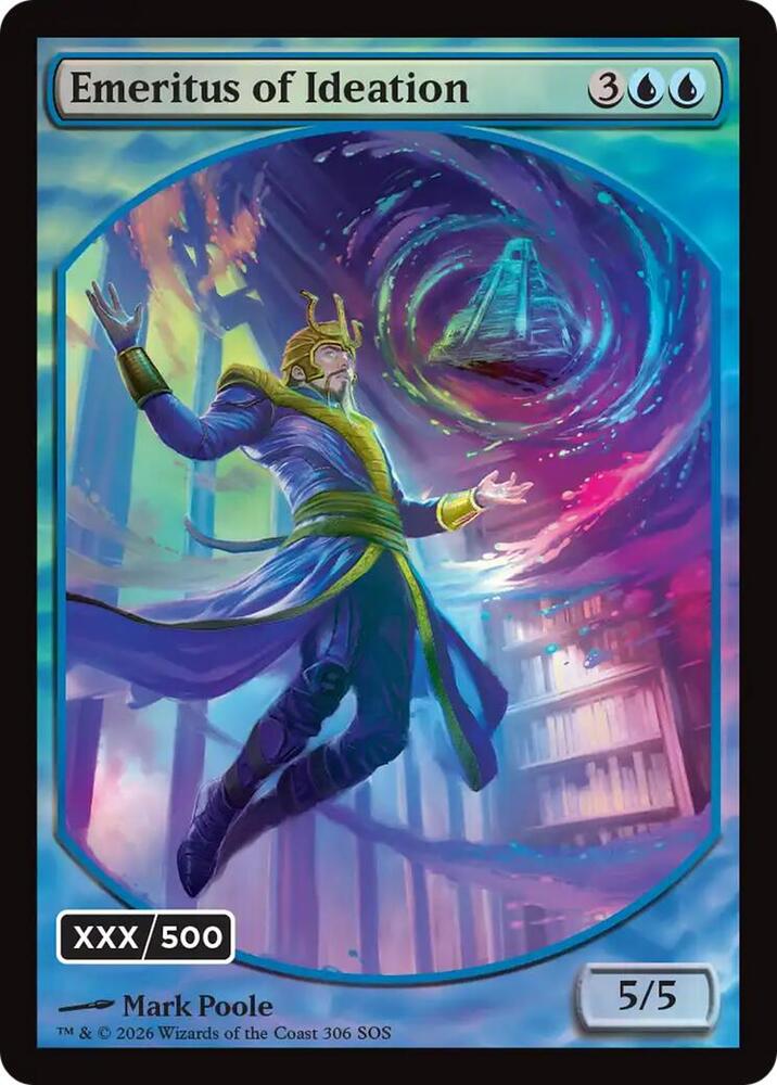 Emeritus of Ideation (Retro Frame) (Serial Numbered) (Double Rainbow Foil) card image