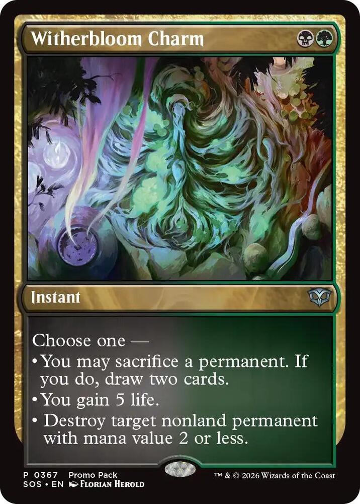 Witherbloom Charm card image