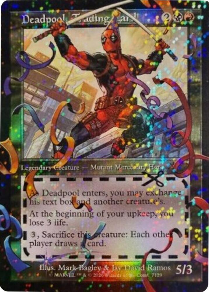 Deadpool, Trading Card (7129) (Pool Party Foil) card image