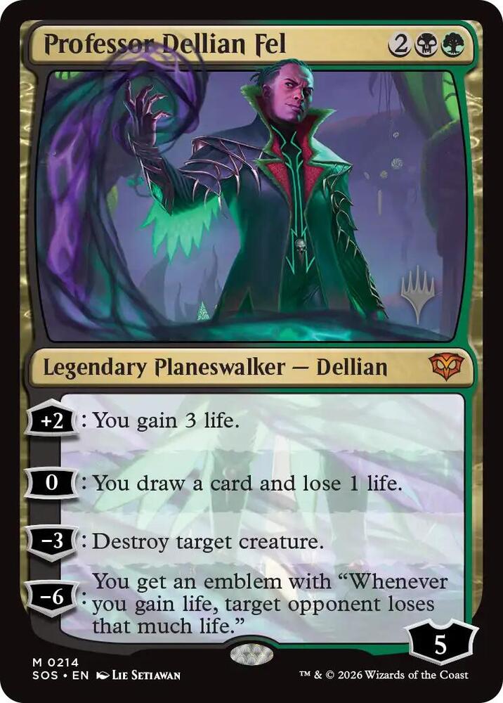 Professor Dellian Fel card image