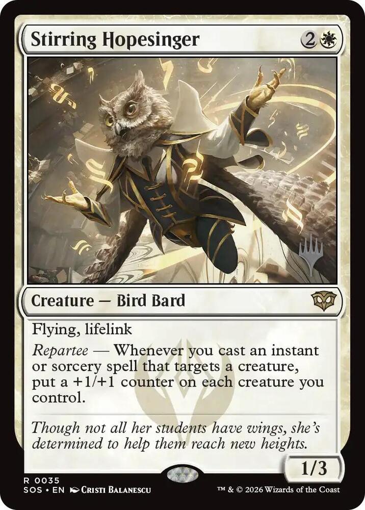 Stirring Hopesinger card image