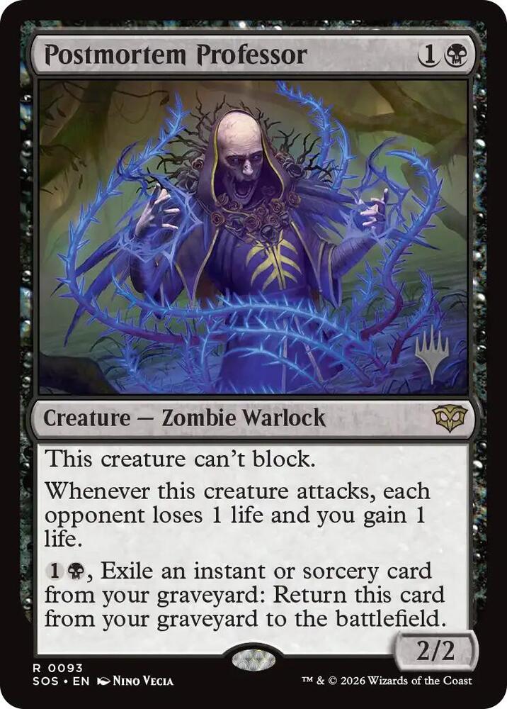 Postmortem Professor card image