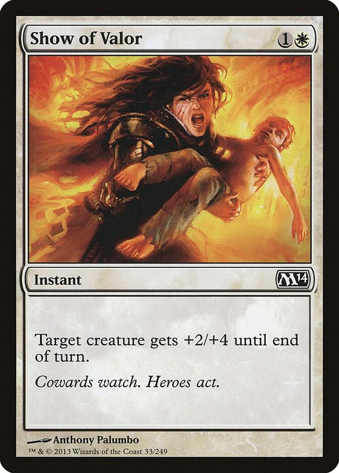 Show of Valor card image