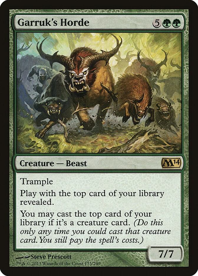 Garruk's Horde card image