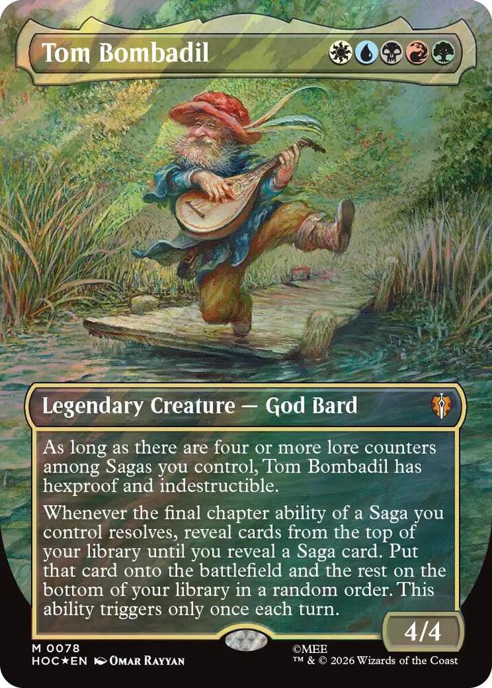 Tom Bombadil (Borderless) (Surge Foil) card image