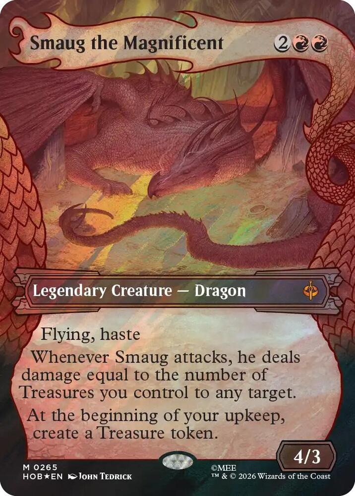 Smaug the Magnificent (Showcase) (Surge Foil) card image