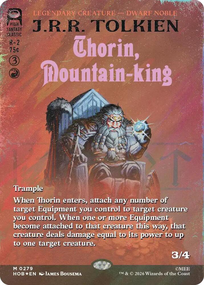 Thorin, Mountain-king (Borderless) (Surge Foil) card image