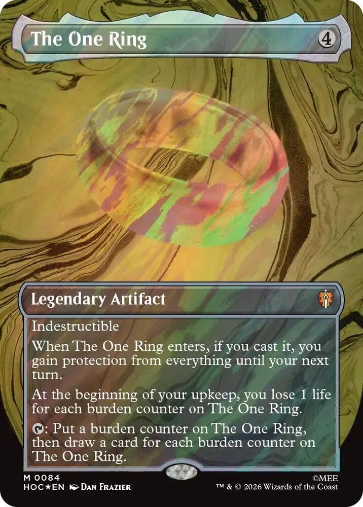 The One Ring (Borderless) (Surge Foil) card image
