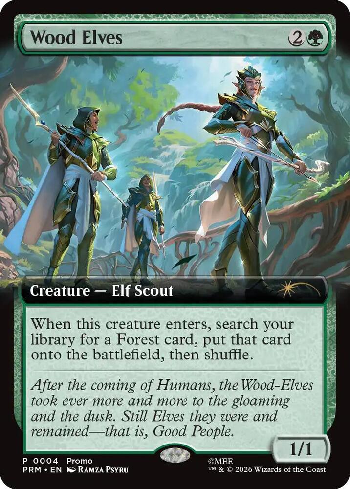 Wood Elves (Extended Art) card image