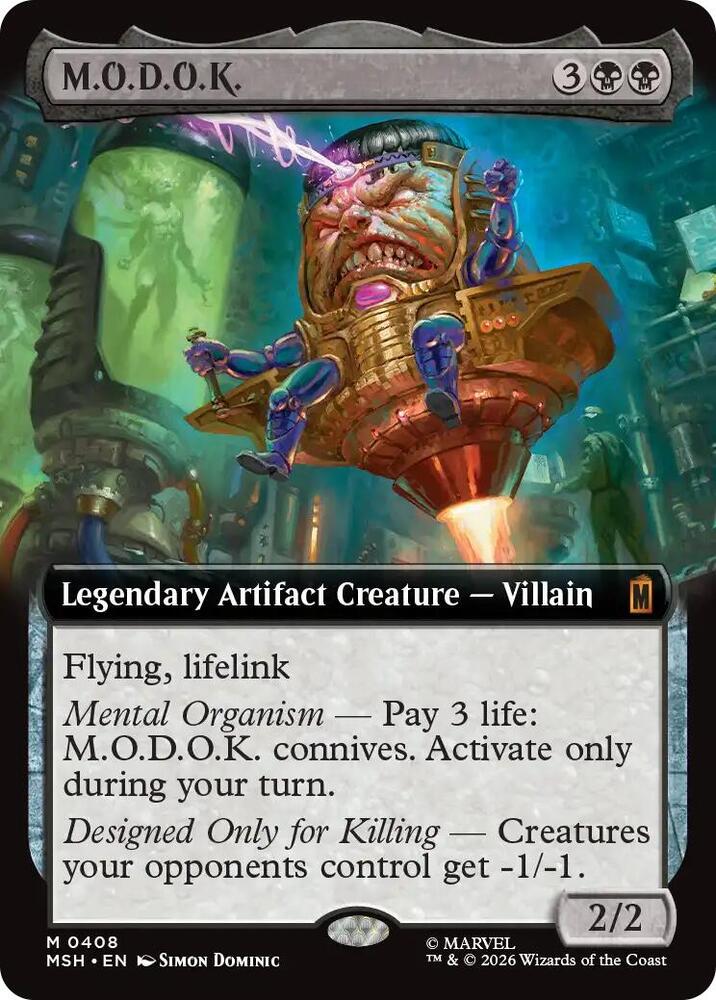 M.O.D.O.K. (Extended Art) card image