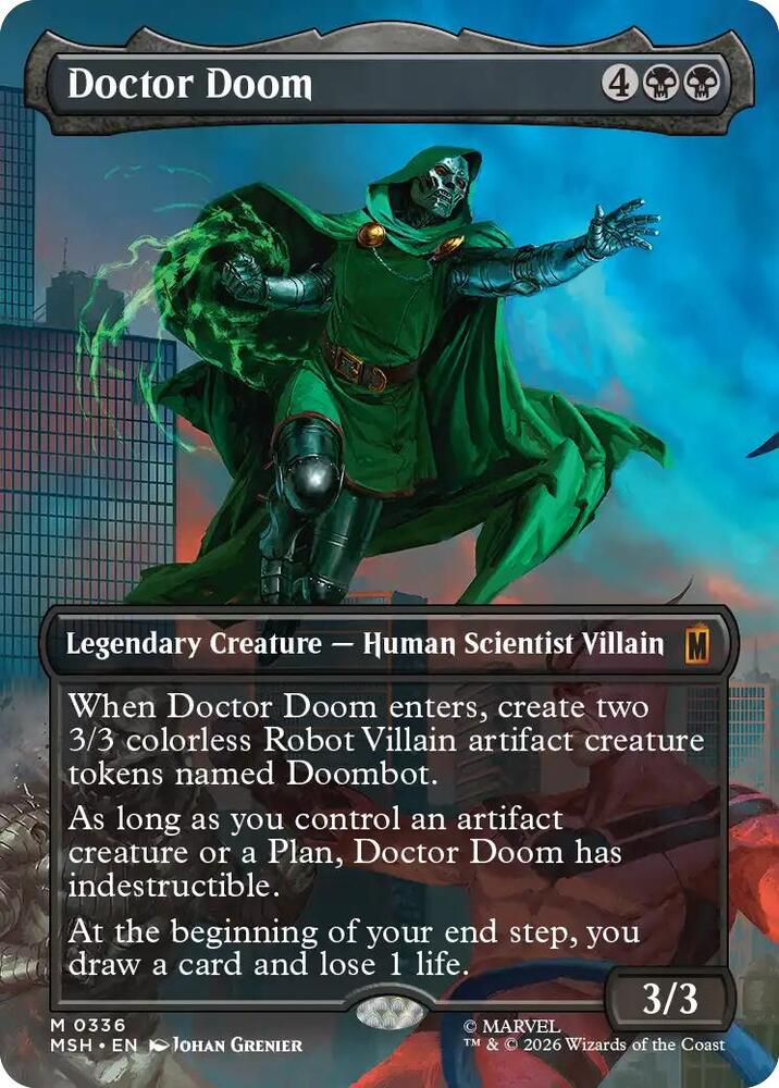 Doctor Doom (Borderless) (0336) card image