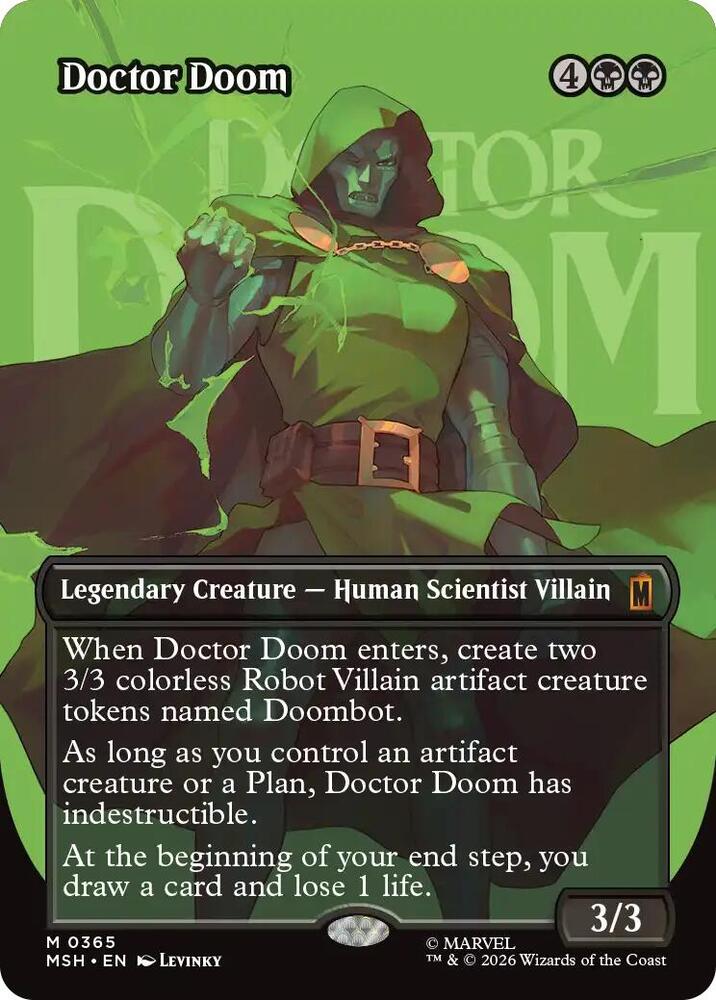 Doctor Doom (Borderless) (0365) card image