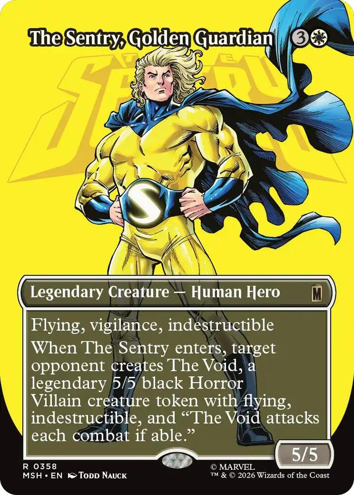 The Sentry, Golden Guardian (Borderless) card image
