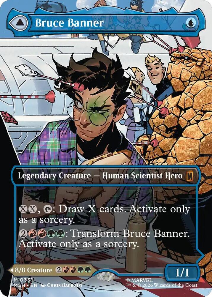 Bruce Banner (Borderless) (0331) card image