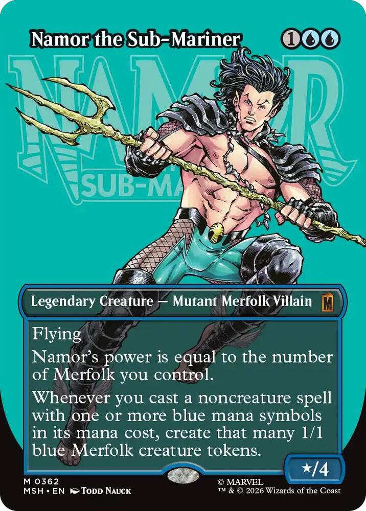 Namor the Sub-Mariner (Borderless) (0362) card image