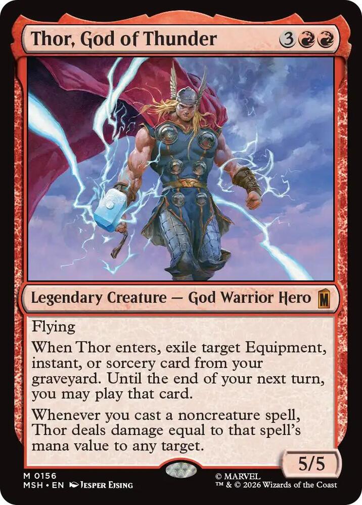 Thor, God of Thunder card image