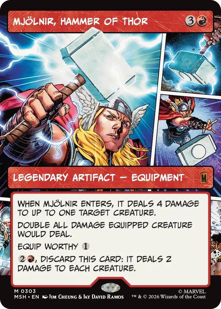 Mjolnir, Hammer of Thor (Borderless) (0303) card image
