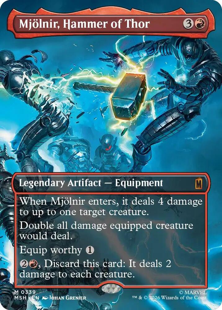 Mjolnir, Hammer of Thor (Borderless) (0339) card image