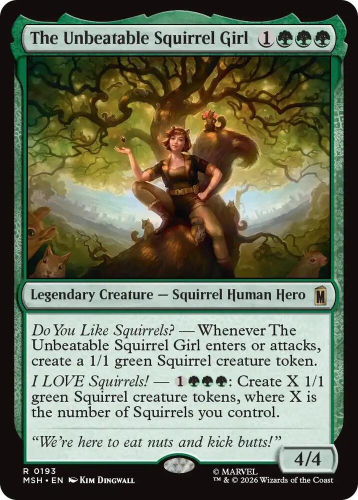 The Unbeatable Squirrel Girl card image