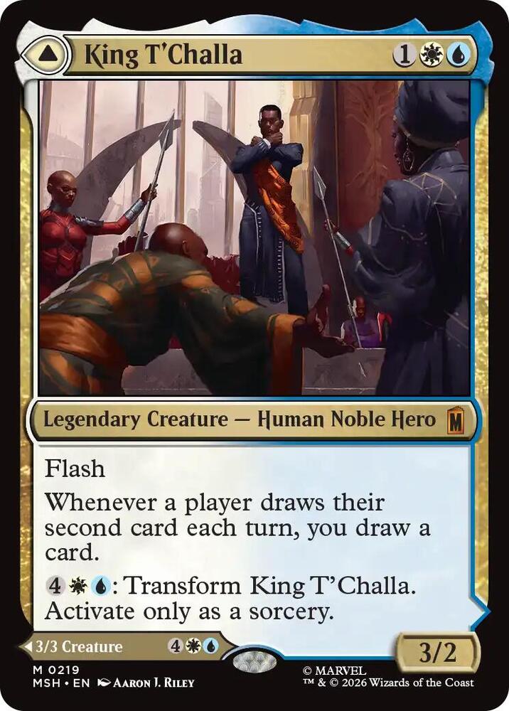 King T'Challa card image