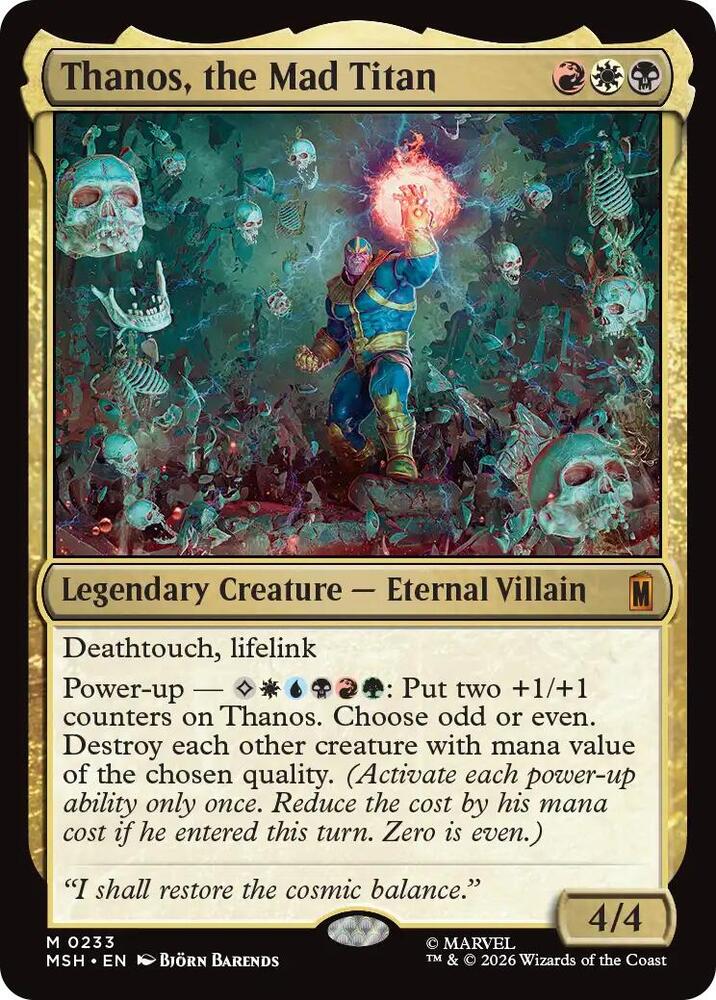 Thanos, the Mad Titan card image