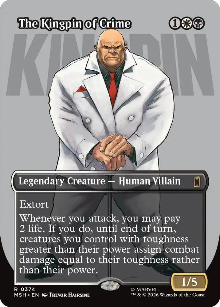The Kingpin of Crime (Borderless) (0374) card image