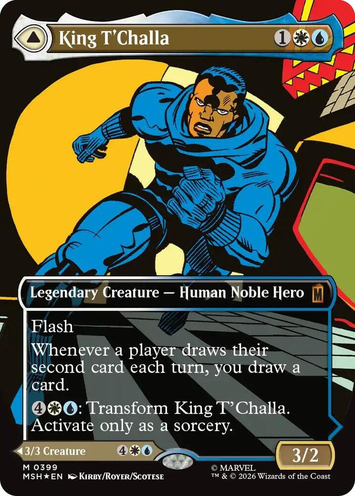 King T'Challa (Borderless) (0399) card image