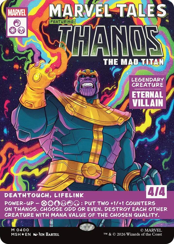 Thanos, The Mad Titan (Borderless) (0400) card image