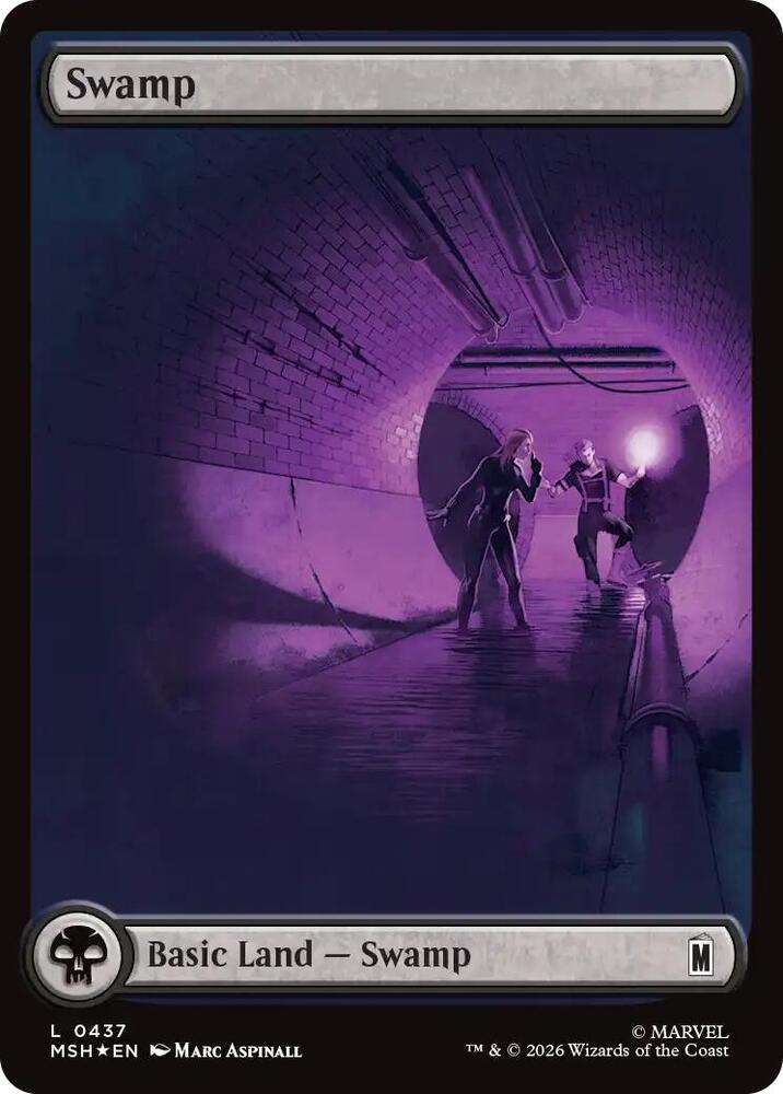 Swamp (0437) (Surge Foil) card image