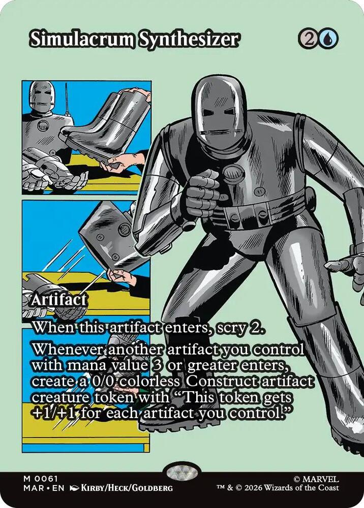 Simulacrum Synthesizer (Borderless) card image